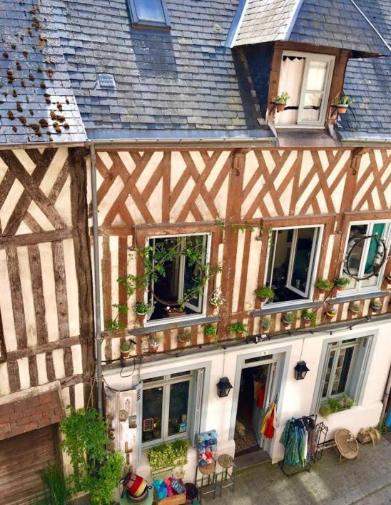 Escapade A Honfleur Lägenhet Exteriör bild